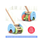 Sturdy toddler walker with easy push support