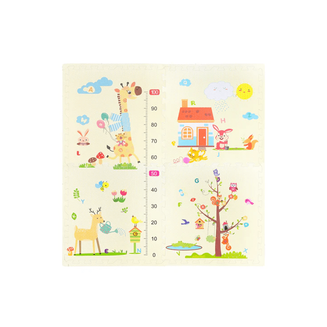 Baan Toys Toys Baan Toys Puzzle Baby Playmat-4Pcs For Kids (3 Months+)