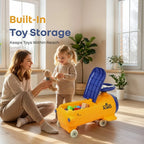 R for Rabbit Iya Iya Aero Ace 2-in-1 Swing Car Ride On for Kids with Toy Storage, Smooth Wheels & ABEC 7 Bearing