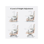 Baby booster chair with safety harness