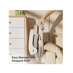 Baby booster chair with safety harness