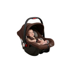 Infant car seat with canopy handle