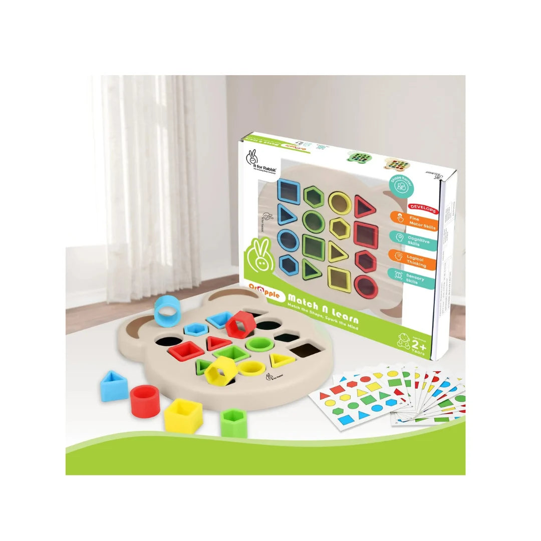 Baby shape sorter learning toy set
