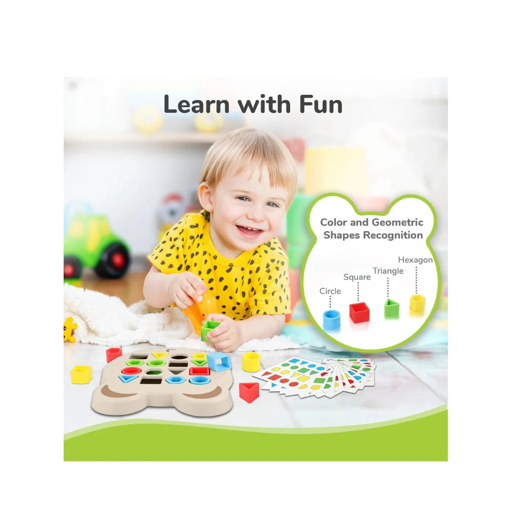 Baby shape sorter learning toy set
