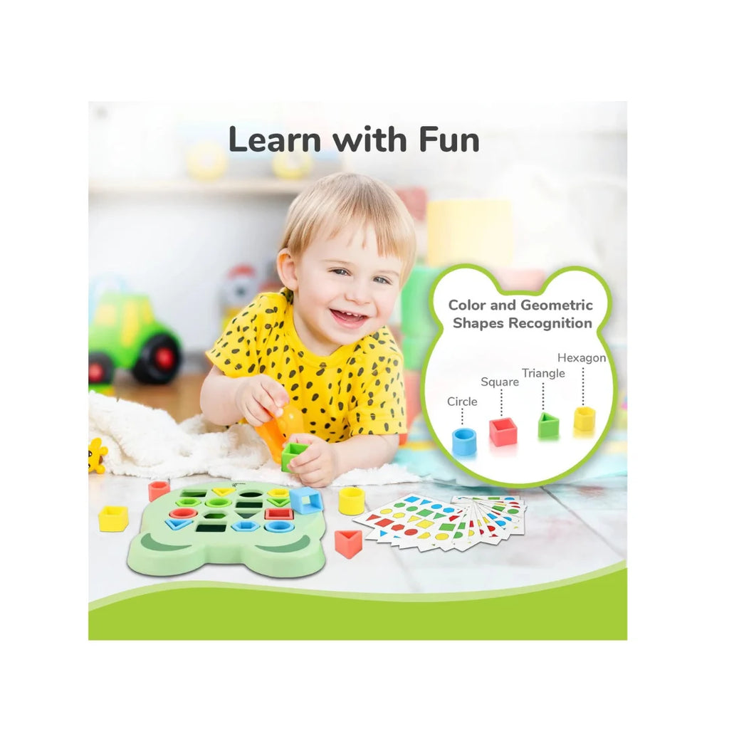 Baby shape sorter learning toy set