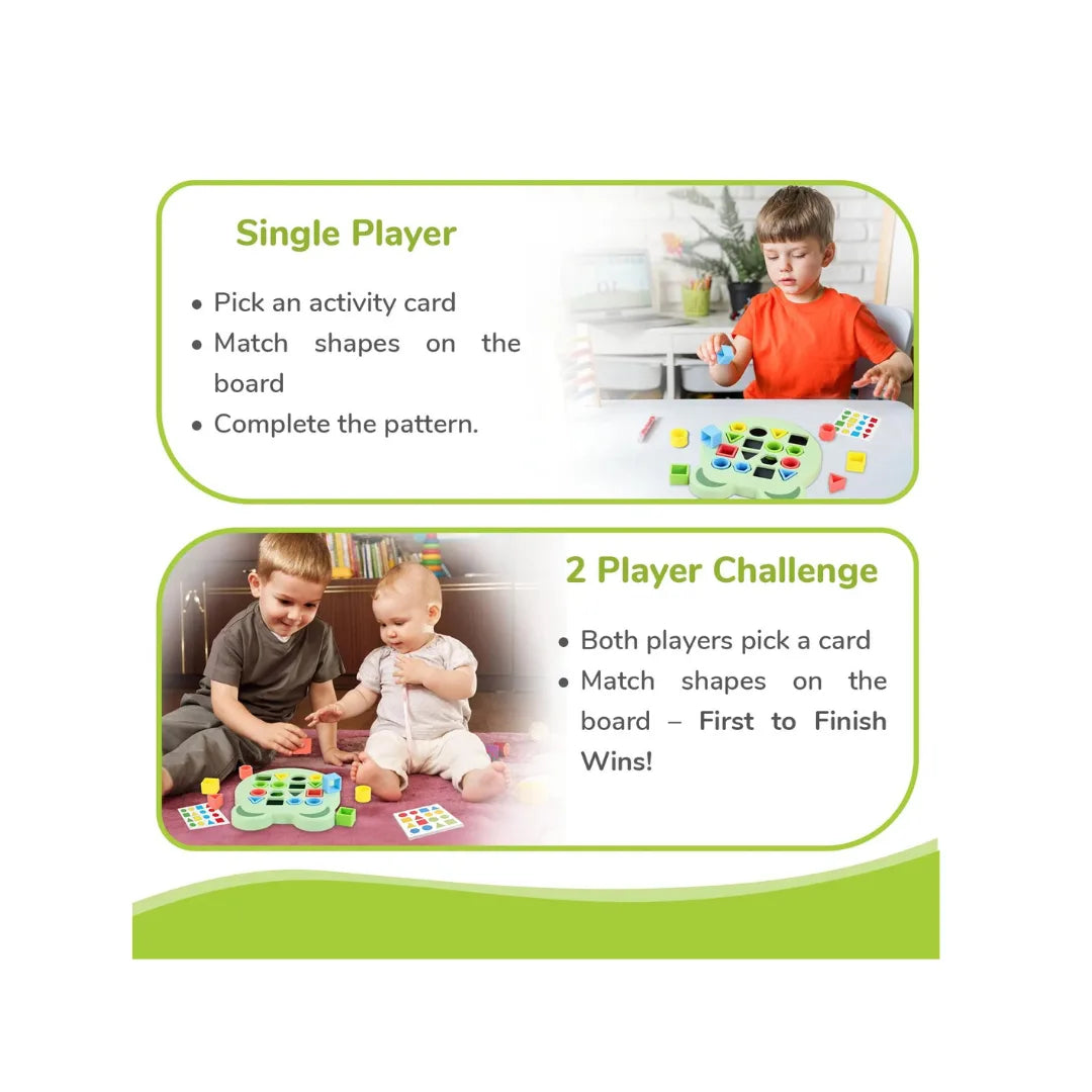 Baby shape sorter learning toy set