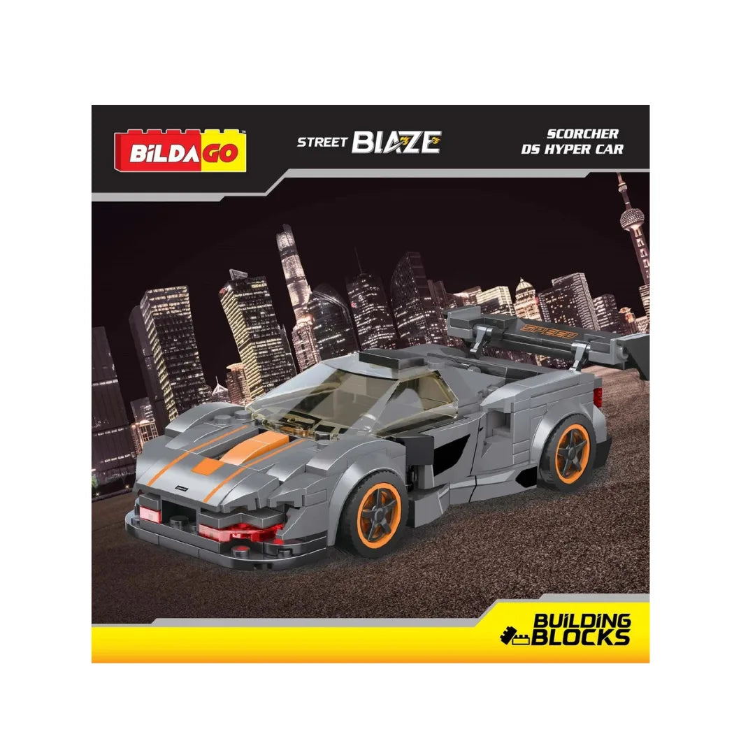 Sports car building block construction set