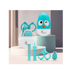Baby grooming kit with safety tools