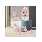 Baby grooming kit with safety tools