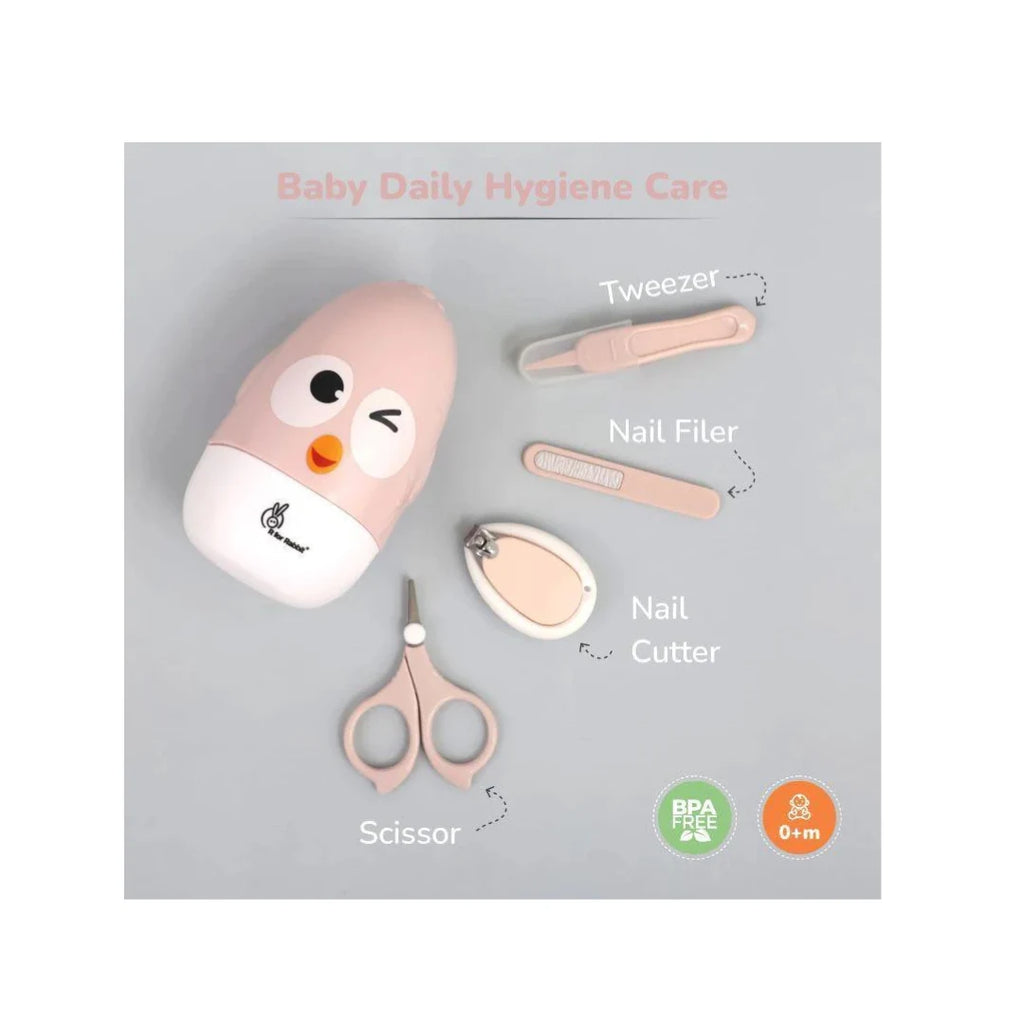 Baby grooming kit with safety tools