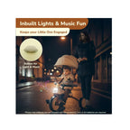 Kids tricycle with canopy and lights