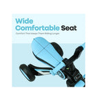 Kids tricycle with anti-slip handlebars