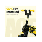 Kids tricycle with anti-slip handlebars