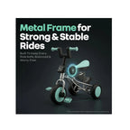 Kids tricycle with anti-slip handlebars