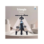 Kids bicycle with training wheels and seat