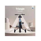 Kids bicycle with training wheels attached