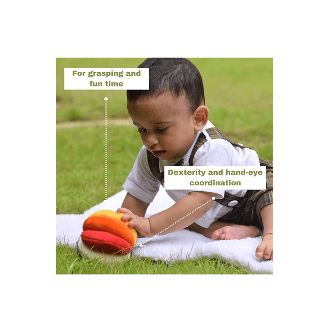 B4brain Toys B4brain Rainbow Soft Ball - Multicolor (1 Month+)