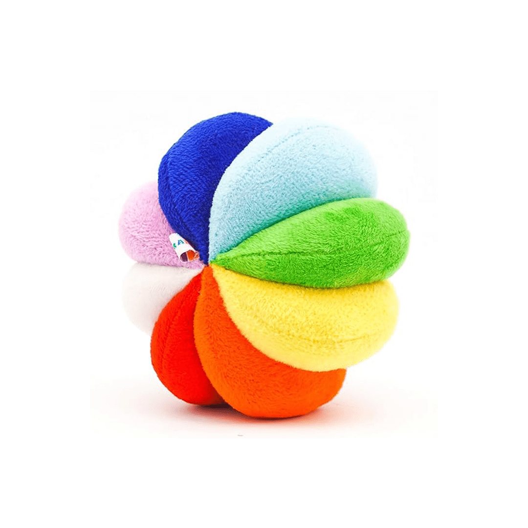 B4brain Toys B4brain Rainbow Soft Ball - Multicolor (1 Month+)