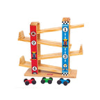 Ramp Racer,Wooden Racing Toy with 3 Mini Cars,Encourages Learning & Development,Motor Skills,Fun Activity for Kids (1 Years+)