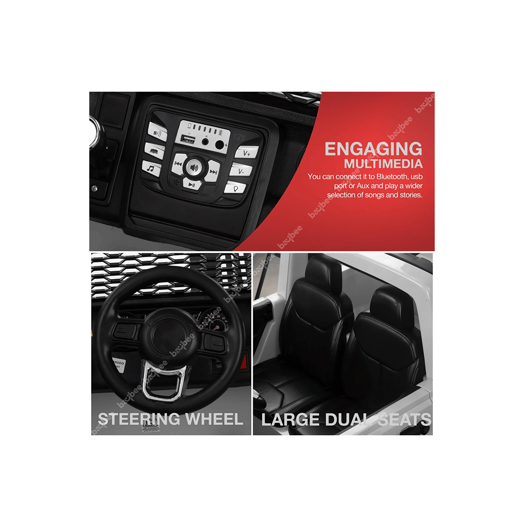 Baybee Ride-ons Baybee Rampage Rechargeable Battery Operated Jeep for Kids, Ride on Toy Kids Car with Bluetooth