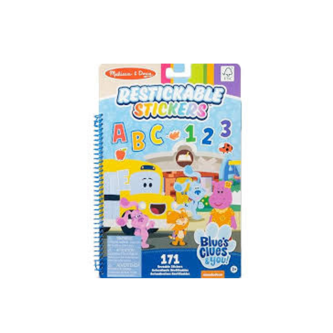 Re-stickable Stickers - Numbers & Letters for kids