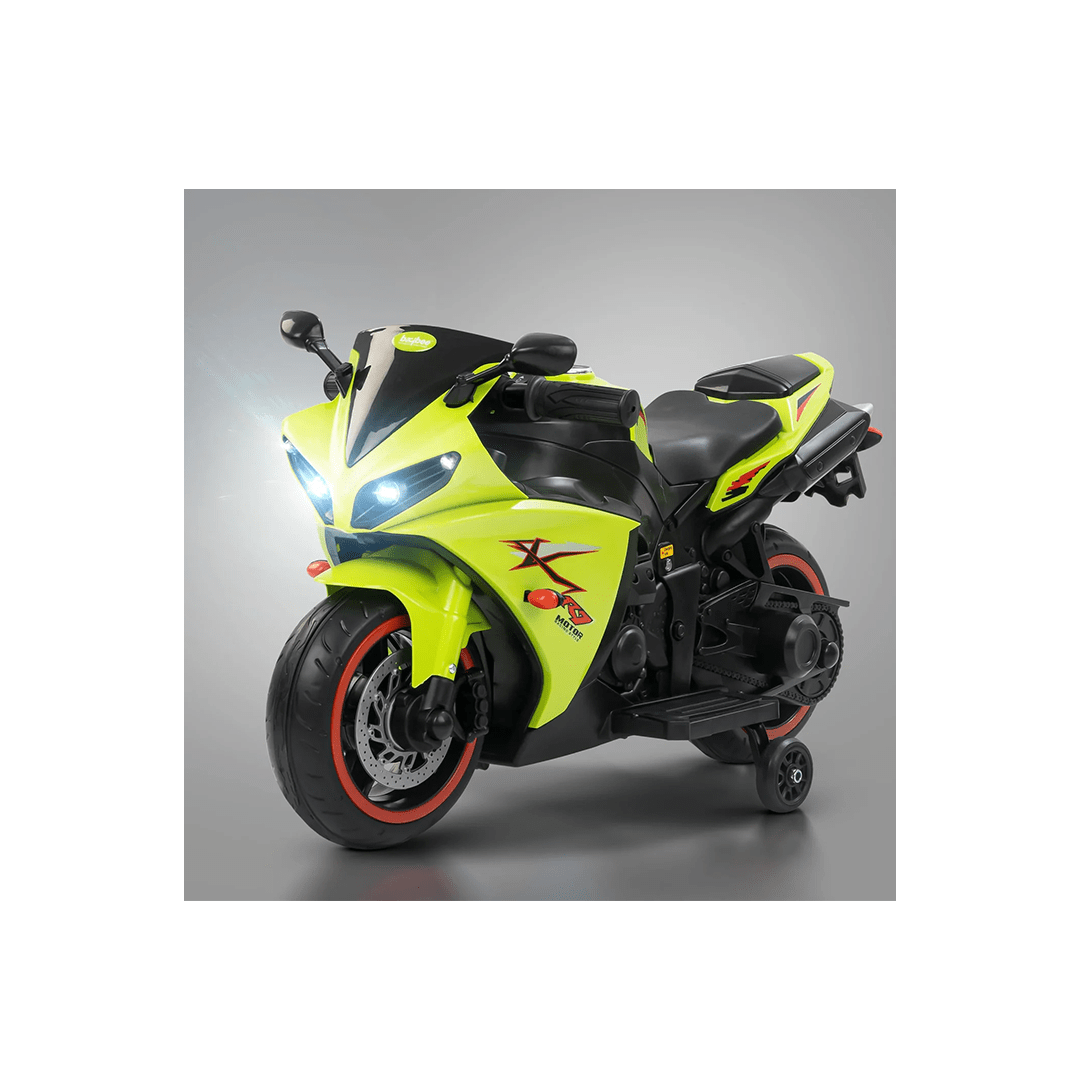 Baybee Ride-ons Baybee R7 Rechargeable Battery Operated Bike for Kids, Ride on Toy Baby Bike with Music & LED Light