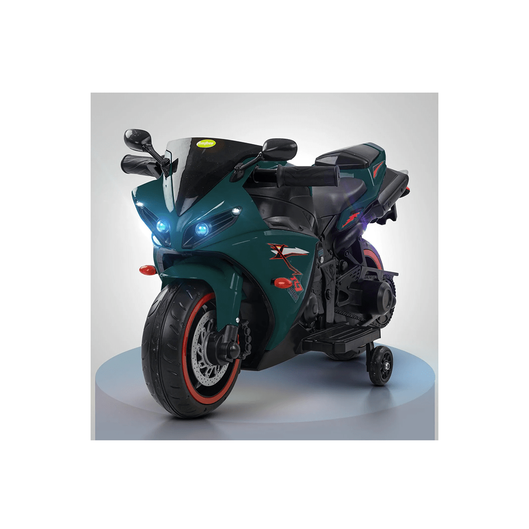 Baybee Ride-ons Baybee R7 Rechargeable Battery Operated Bike for Kids, Ride on Toy Baby Bike with Music & LED Light