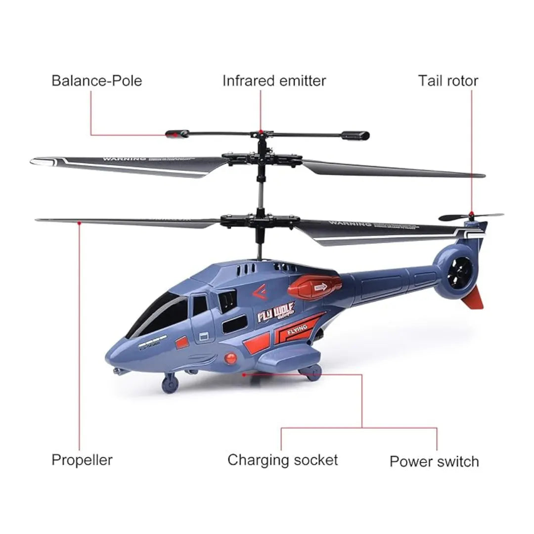 Remote control helicopter with LED lights