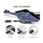Remote control helicopter with LED lights
