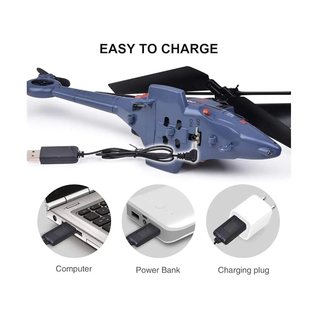 Remote control helicopter with LED lights