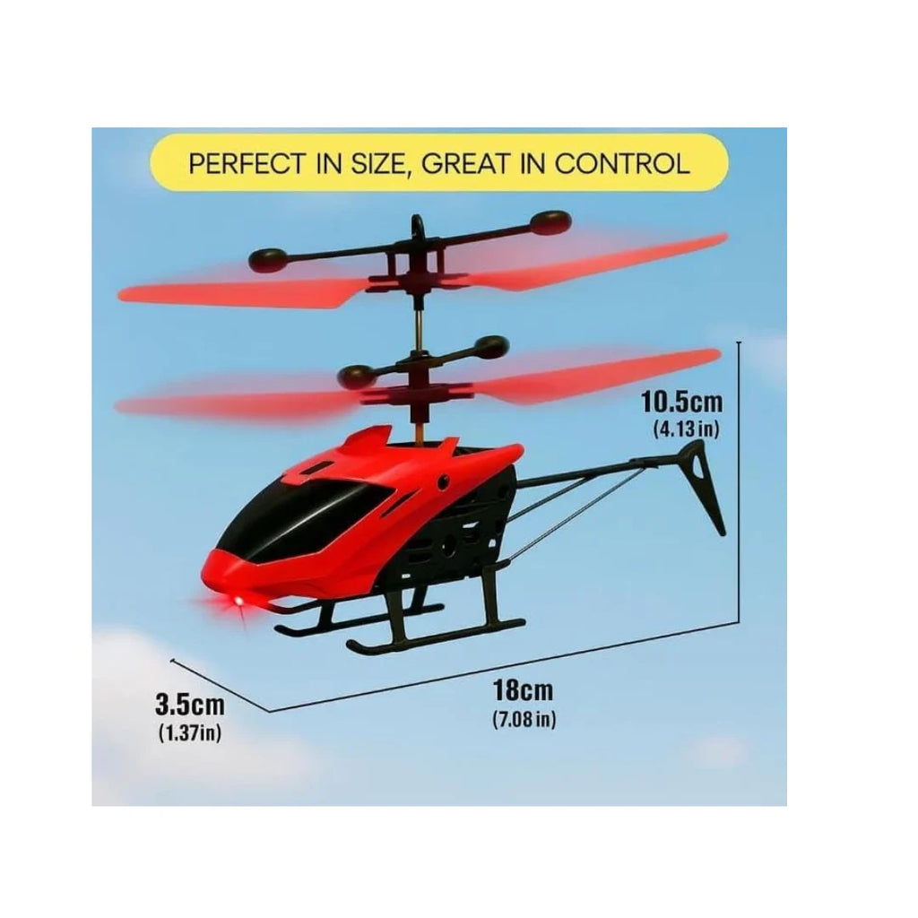 Remote control helicopter toy for kids with easy flying controls