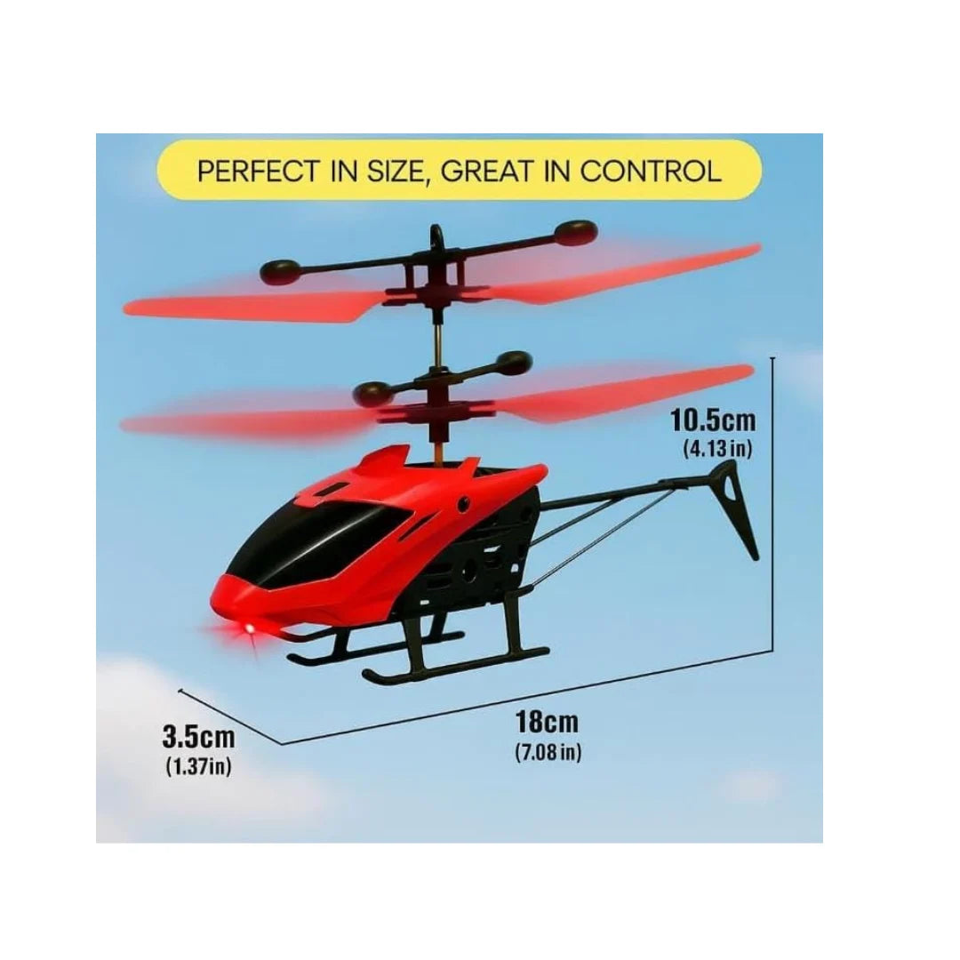 Remote control helicopter toy for kids with easy flying controls
