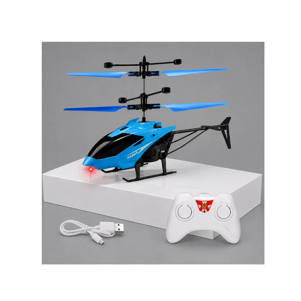 Remote control helicopter toy for kids with easy flying controls