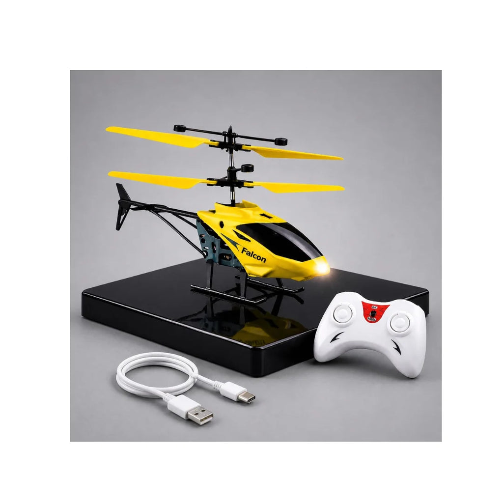 Remote control helicopter toy for kids with easy flying controls