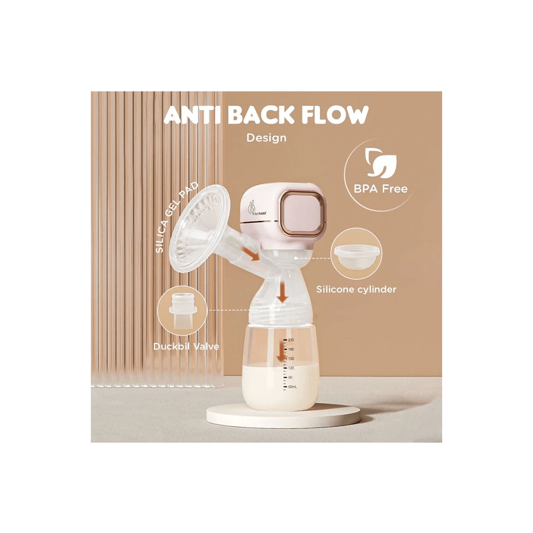 R for Rabbit Maternity Products R for Rabbit First Feed Pure Electric Breast Pump 9 Level Of Massage & Suction Mode