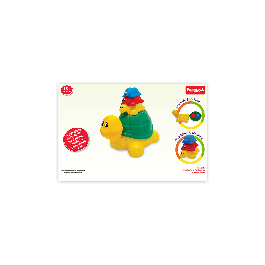 Funskool Toys Funskool Giggles Ride N Hide Turtle (18 Months+)