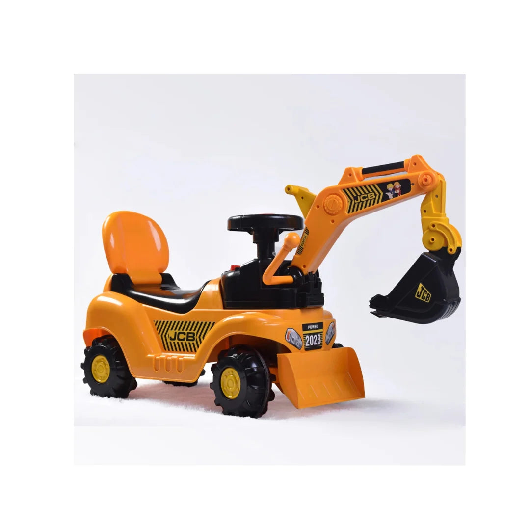 Kids excavator ride-on construction toy