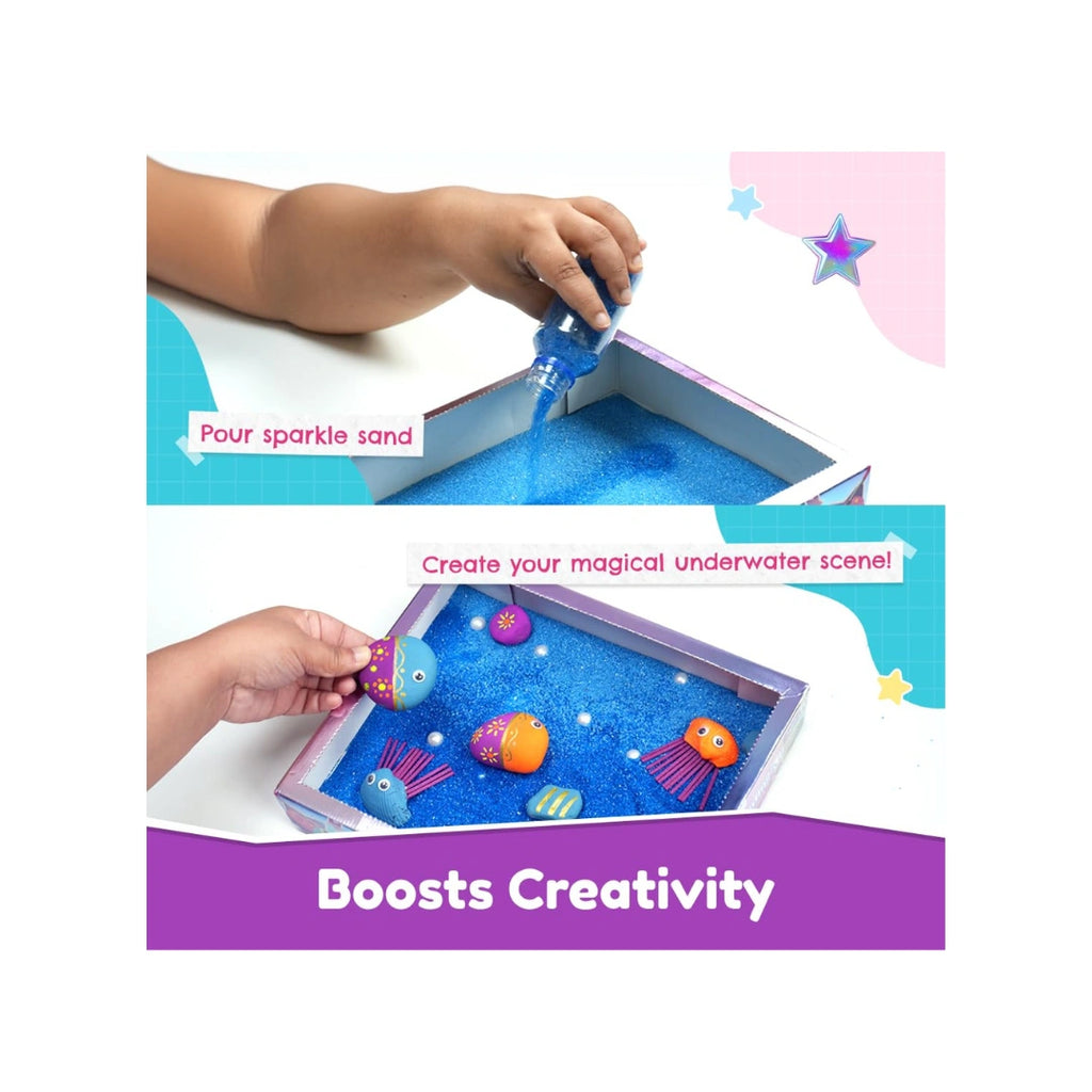 Rock and  shell,Magical Underwater Kingdom Painting Craft Gift for Boys & Girls