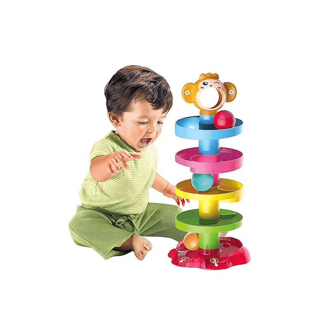 Baan Toys Toys Baan Toys Roll Ball Monkey Shaped Set - Multicolor (9 Months+)