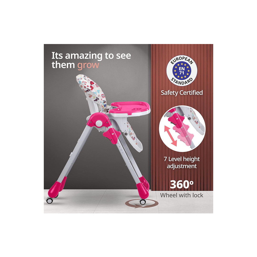 LuvLap Room Decors LuvLap Royal High Chair With Adjustable Food Tray for Baby