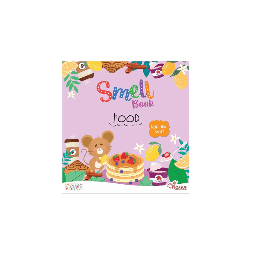 Pegasus Books Pegasus Rub and Smell Board Book – Food (1 Year+)