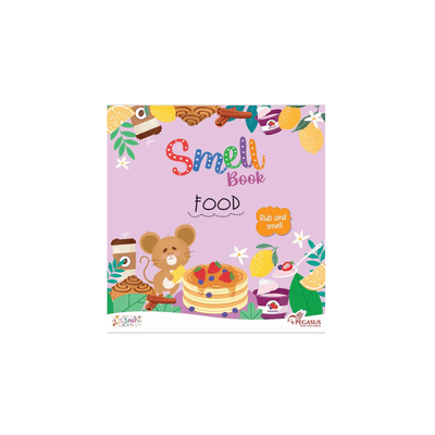 Pegasus Books Pegasus Rub and Smell Board Book – Food (1 Year+)