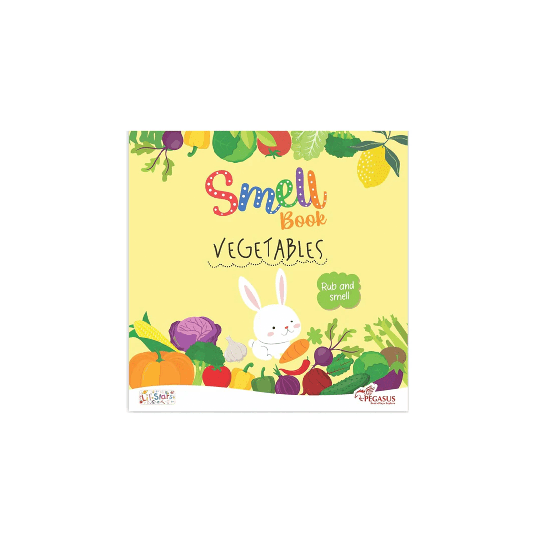 Pegasus Books Pegasus Rub and Smell Board Book – Vegetables (1 Year+)