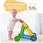 Star Baby Activity Walker Learning Push Walker for Babies 6 to 18 Months, Foldable Musical Walker with Recreational Toy (6 Months -2 Years) Color as Per Availability