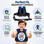 Adjustable Kids Safety Belt for Two-Wheeler Rides Safety Belt, 2-5 Years (Color as Per Availability)