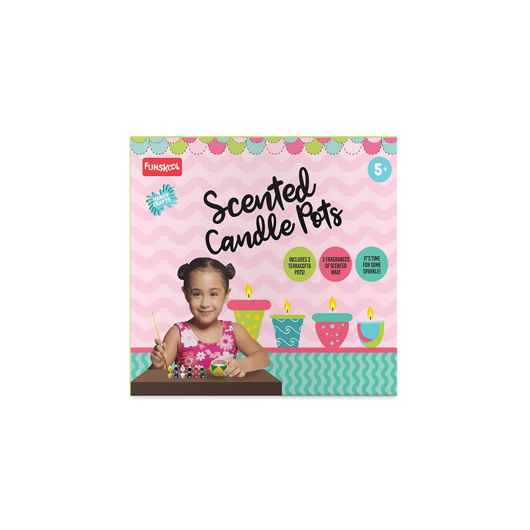 Funskool Art And Craft Kit Funskools Scented Candle Pots - Multicolor (5 years+)