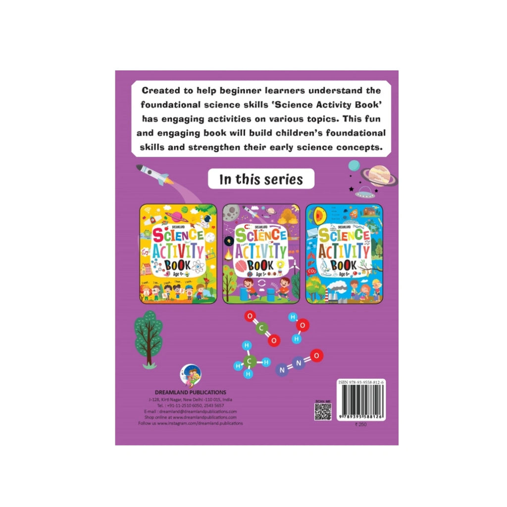 Science experiments activity book