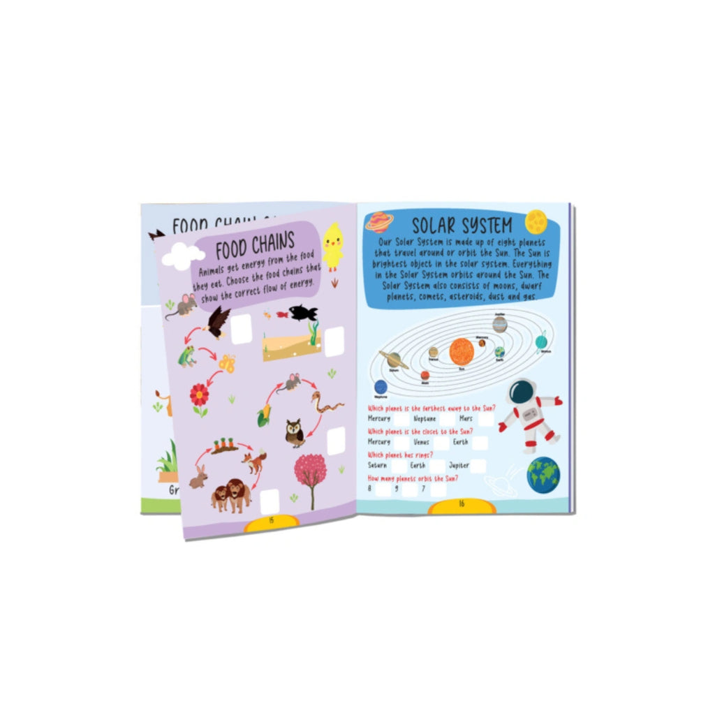 Advanced science workbook for kids