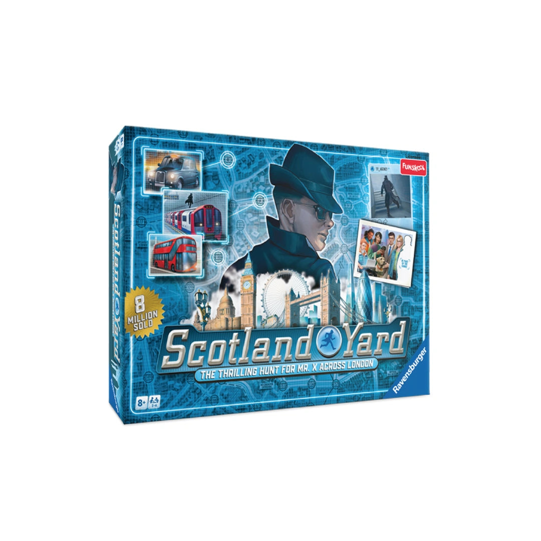 Exciting detective chase and mystery strategy board game