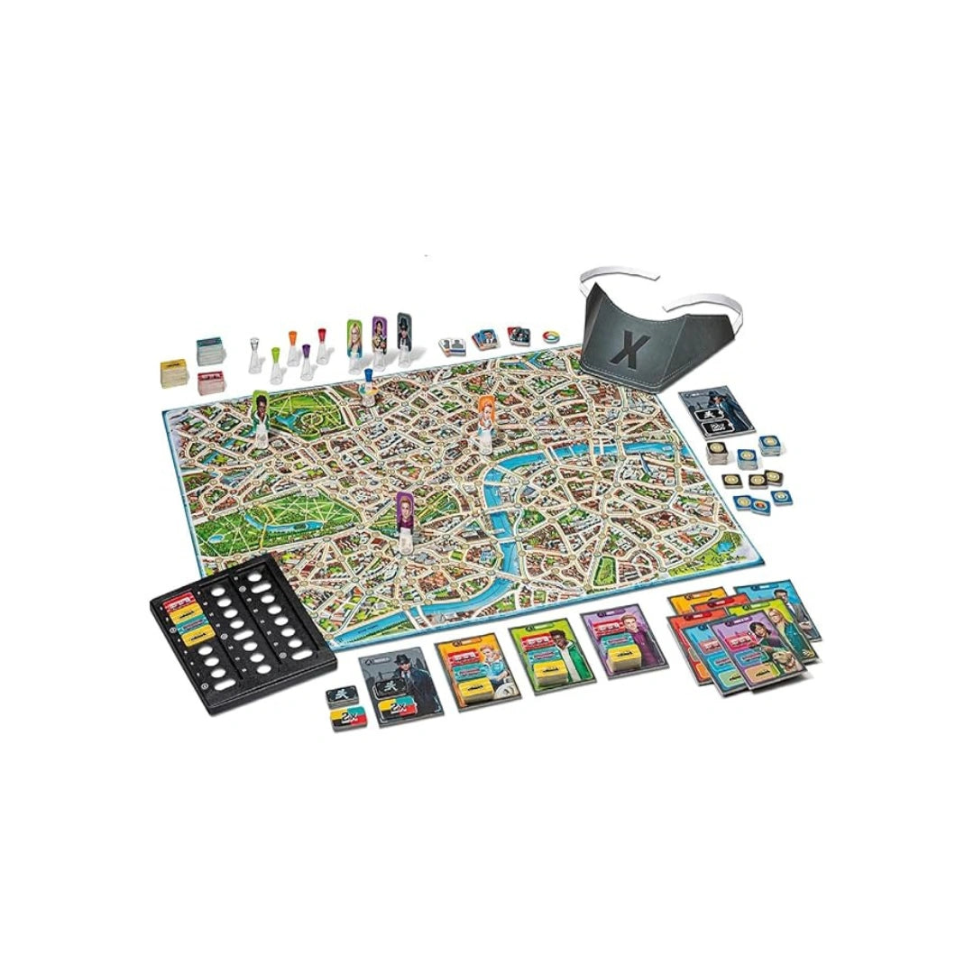 Exciting detective chase and mystery strategy board game